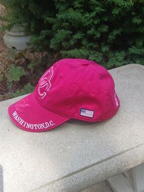 Washington D.C. souvenir baseball cap Hit Pink One Size